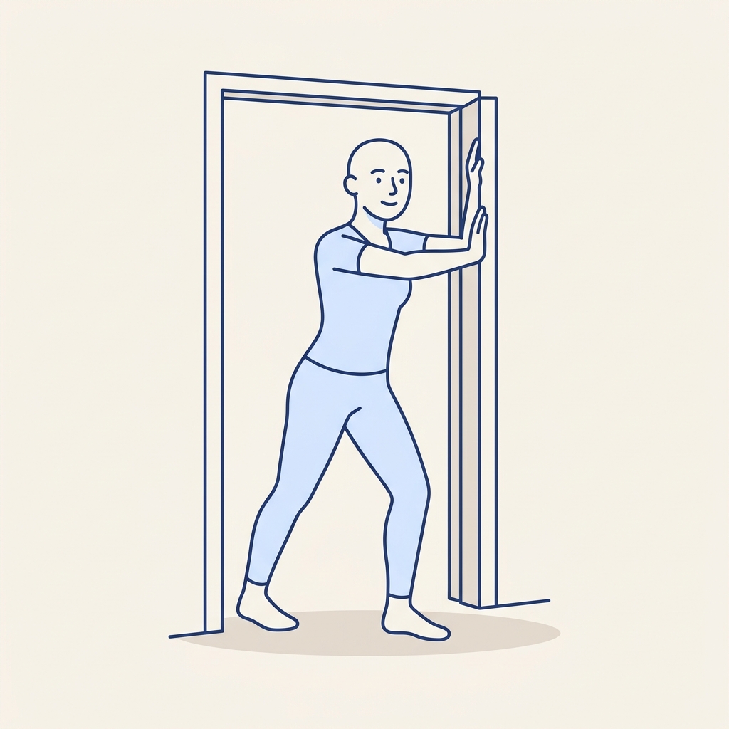 Doorway pectoral stretch